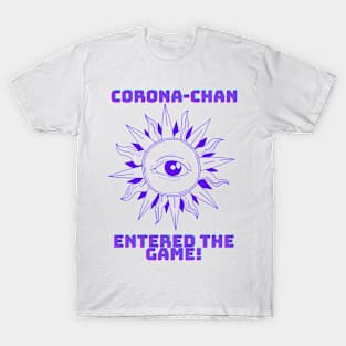 Corona-chan entered the game pandemic design T-Shirt